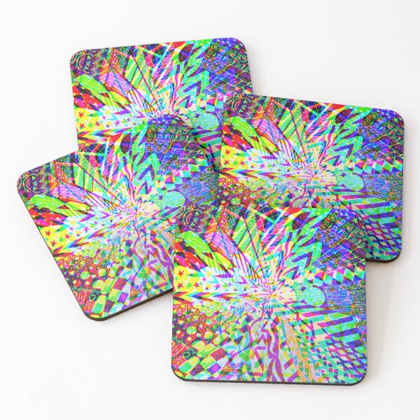 Item preview, Explosion of Colors - RGB Distortion Pattern designed and sold by Liz Bohon.