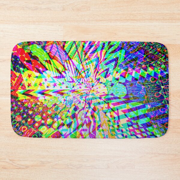 Item preview, Explosion of Colors - RGB Distortion Pattern designed and sold by Liz Bohon.
