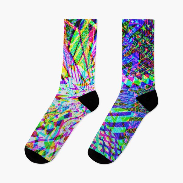 Item preview, Explosion of Colors - RGB Distortion Pattern designed and sold by Liz Bohon.