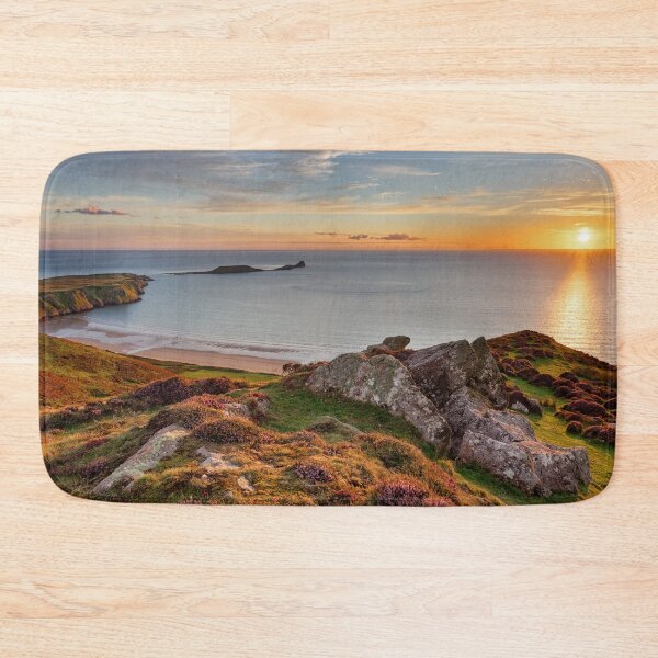 Item preview, Sunset over Rhossili Bay designed and sold by Dan Santillo.