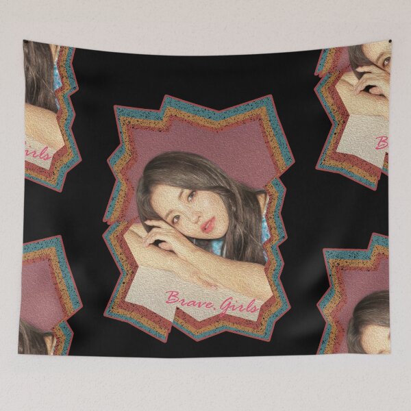 Item preview, Nam Yujeong Brave Girls Yujeong Korean Kpop Retro Color Oil Paint Design designed and sold by Piosenka Art.