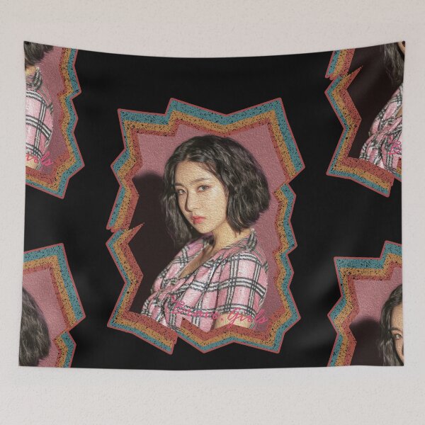 Item preview, Lee Yuna Brave Girls Yuna Korean Kpop Retro Color Oil Paint Design designed and sold by Piosenka Art.