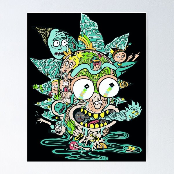 Rick And Morty Wall Art for Sale Redbubble