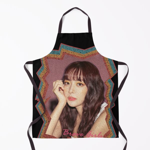 Item preview, Hong Eunji Brave Girls Eunji Korean Kpop Retro Color Oil Paint Design designed and sold by Piosenka Art.