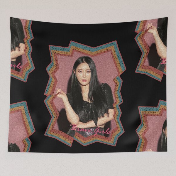 Item preview, Kim Minyoung Brave Girls Minyoung Korean Kpop Retro Color Oil Paint Design designed and sold by Piosenka Art.