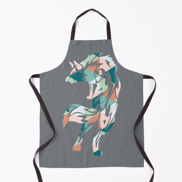 Item preview, Geometric Green Pastel Wolf designed and sold by DAFIN.