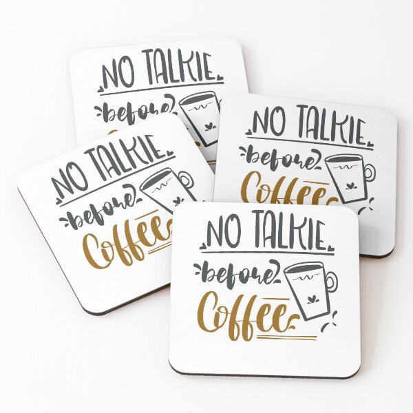 Item preview, No Talkie Before Coffee designed and sold by FOX1999-Design.