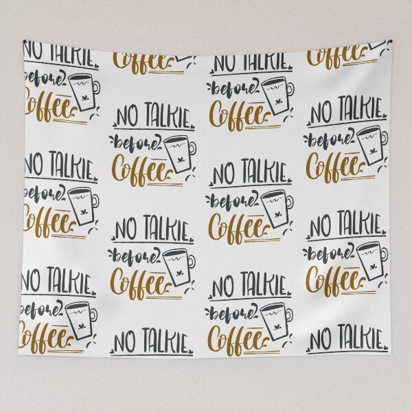 Item preview, No Talkie Before Coffee designed and sold by FOX1999-Design.
