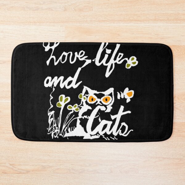 Item preview, Love, life,cats designed and sold by manuelunsui.