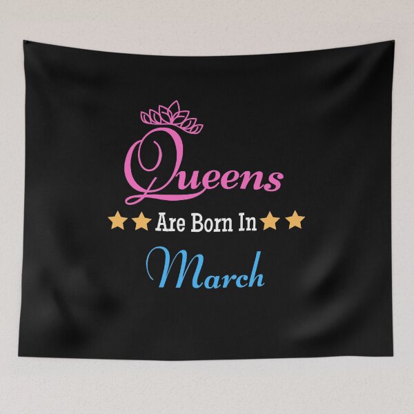 Item preview, Queens Are Born In March designed and sold by Water Flick.