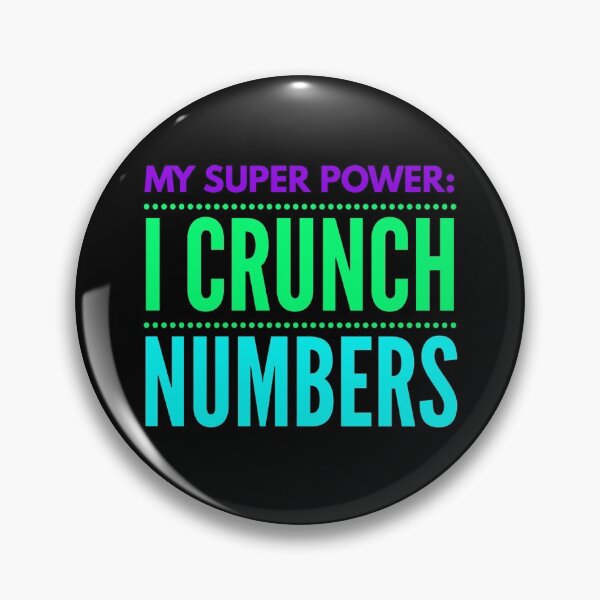 Item preview, Accountant - My Super power I Crunch Numbers designed and sold by ojdart.