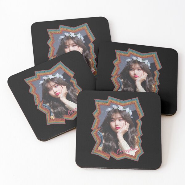 Item preview, Heo Yoorim Everglow Aisha Korean Kpop Retro Color Oil Paint Design designed and sold by Piosenka Art.