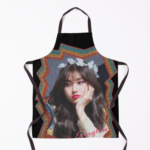 Item preview, Heo Yoorim Everglow Aisha Korean Kpop Retro Color Oil Paint Design designed and sold by Piosenka Art.