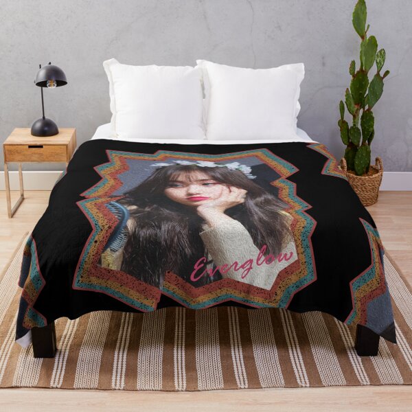 Item preview, Heo Yoorim Everglow Aisha Korean Kpop Retro Color Oil Paint Design designed and sold by Piosenka Art.
