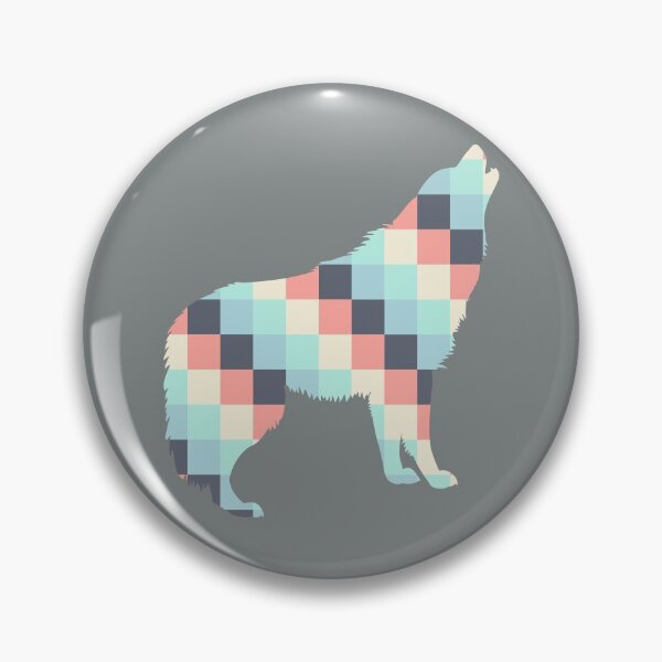 Item preview, Geometric Green Pastel Wolf designed and sold by DAFIN.