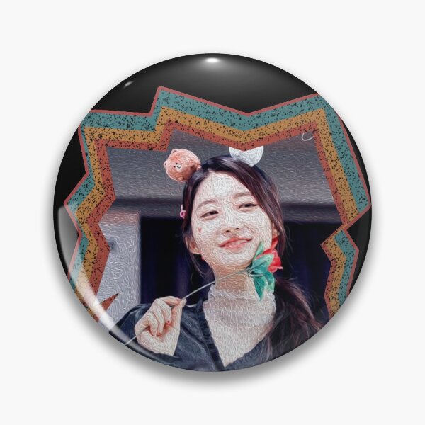 Item preview, Kim Sihyeon Everglow Sihyeon Korean Kpop Retro Color Oil Paint Design designed and sold by Piosenka Art.