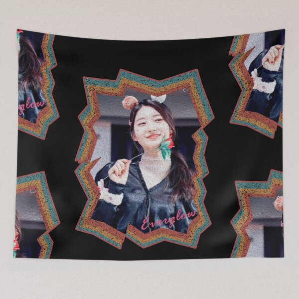 Item preview, Kim Sihyeon Everglow Sihyeon Korean Kpop Retro Color Oil Paint Design designed and sold by Piosenka Art.