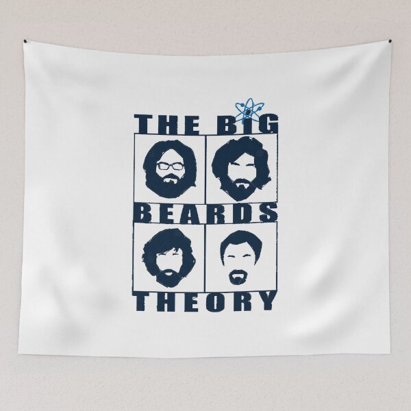 Item preview, The Big Beards Theory designed and sold by AnthonyShields.