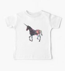 Floral Unicorn 3 Baby T-Shirt