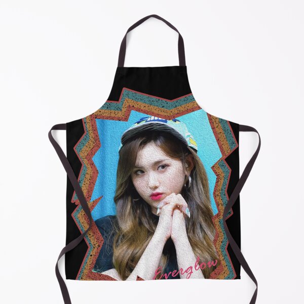 Item preview, Park Jiwon Everglow EU Korean Kpop Retro Color Oil Paint Design designed and sold by Piosenka Art.