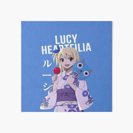 Lucy Heartfilia - Fairy Tail  Art Board Print for Sale by