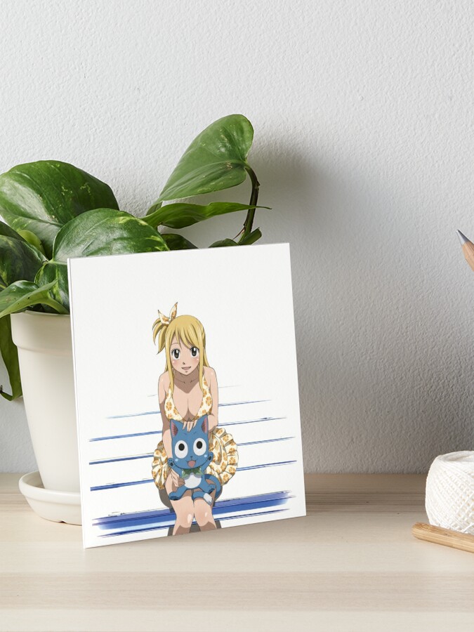 Lucy Heartfilia - Fairy Tail  Art Board Print for Sale by