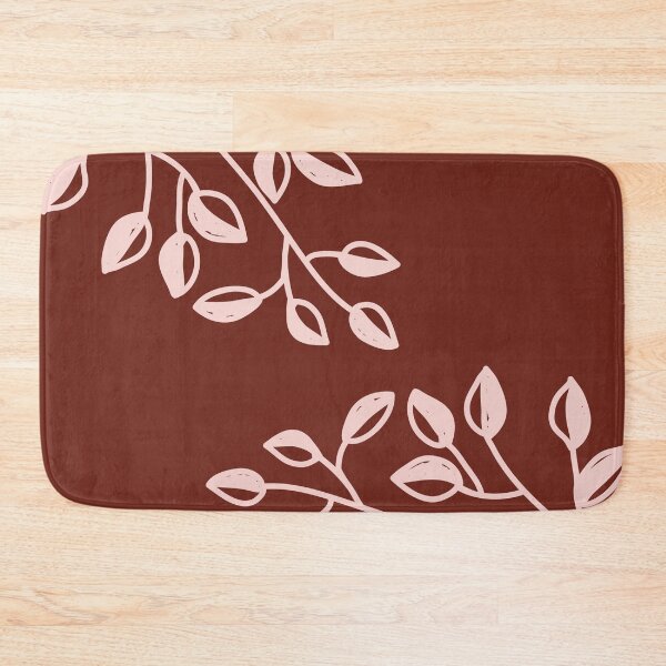 Item preview, Minimal maroon leaves designed and sold by PeachyLitchi.
