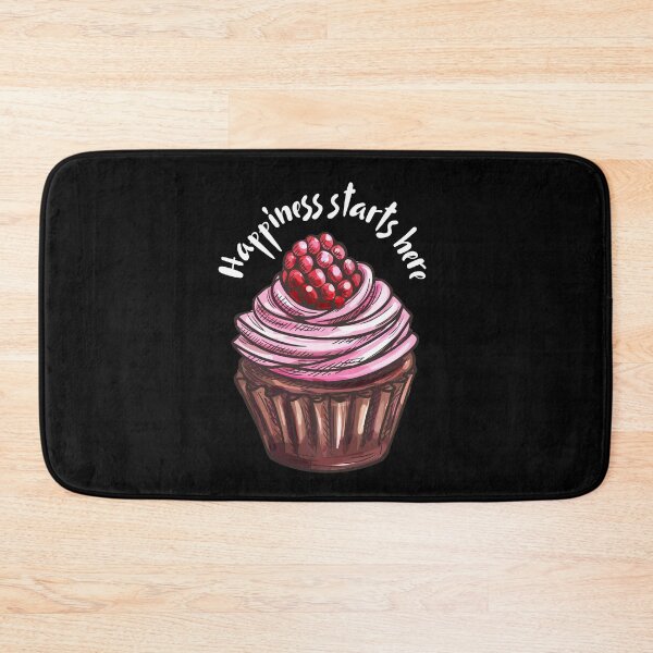 Item preview, Muffin with Raspberry. Happiness starts here designed and sold by fowons.