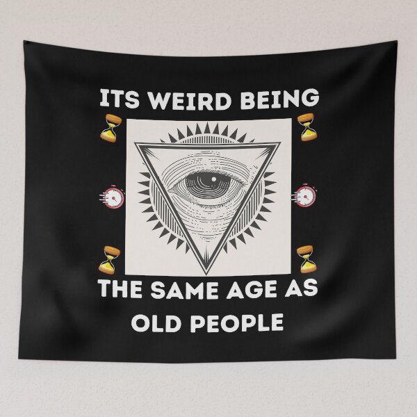Item preview, its weird being the same age as old people designed and sold by Buzzbazaar.