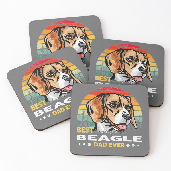 Item preview, Best Beagle Dad Ever Retro Vintage Dog Lover designed and sold by Calan6Javer.