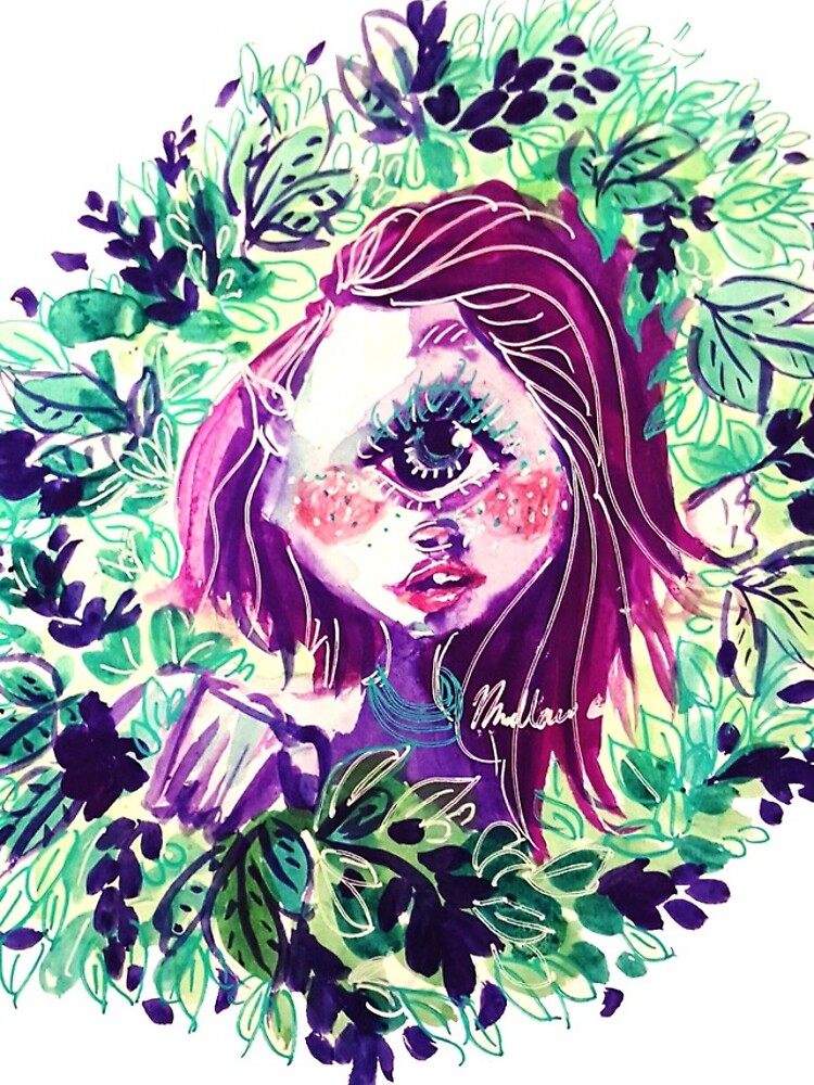 Eye in the Bushes by mallow-art