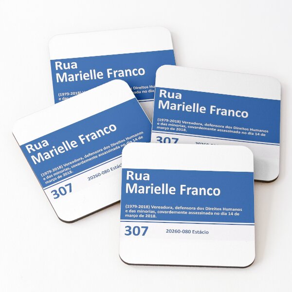 Item preview, Marielle Franco designed and sold by PoliticsPrint.