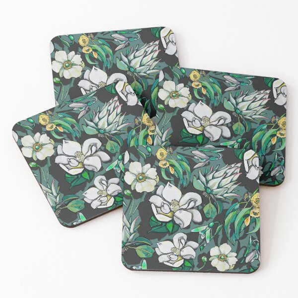 Item preview, Extravagante floral blanco y verde designed and sold by ariellemorris.