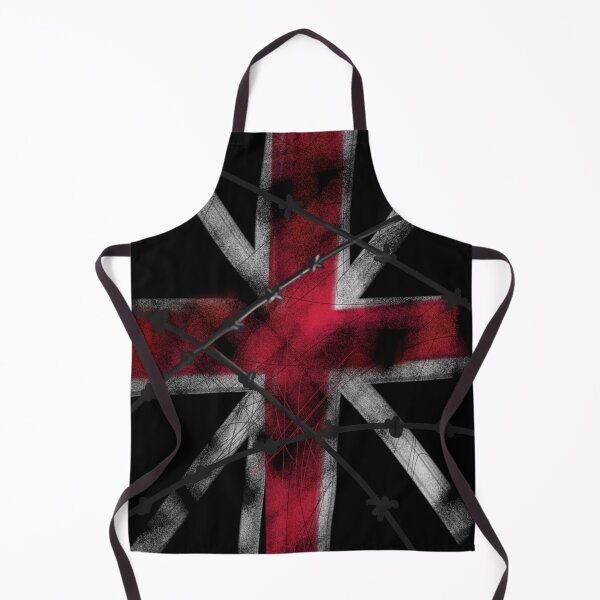 Item preview, British Flag with Barbed Wire on Top designed and sold by Nigel Silcock.