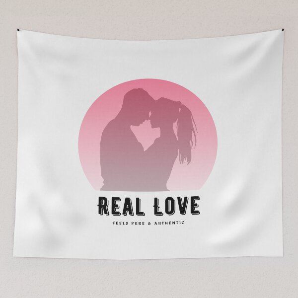 Item preview, Real Love Feels pure and authentic designed and sold by Axeel.art.