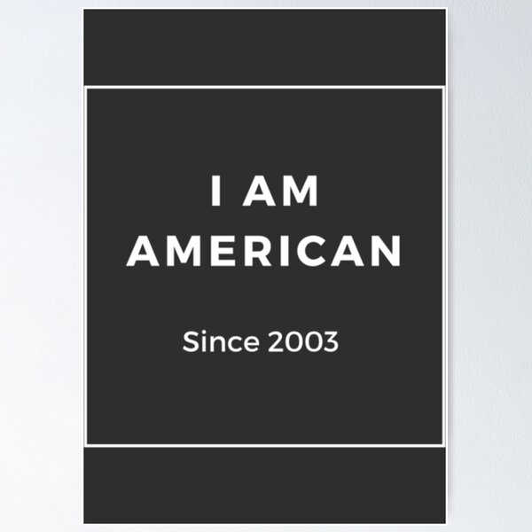 Item preview, I AM AMERICAN (Since 2003) - W Cap designed and sold by AsherRobinsk.