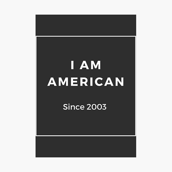 Item preview, I AM AMERICAN (Since 2003) - W Cap designed and sold by AsherRobinsk.