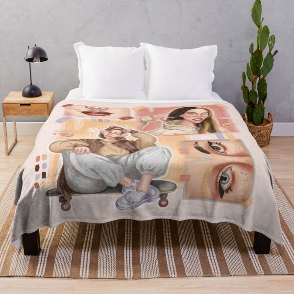Item preview, Cute girl portrait collage designed and sold by darkmoonlight-.