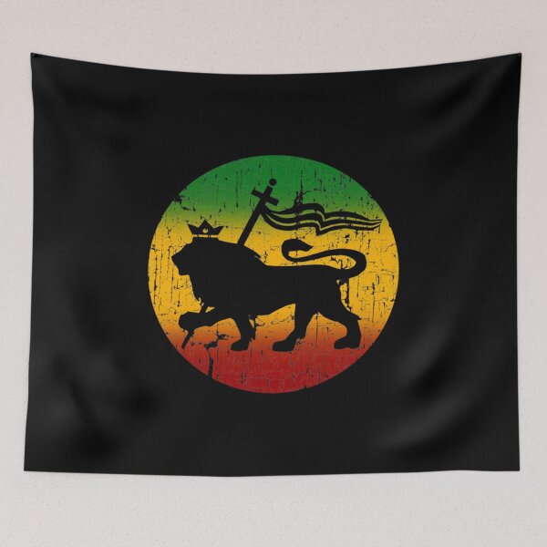 Item preview,  Retro Lion of Judah Rasta Reggae Music FanArt designed and sold by MarleyLebreton.