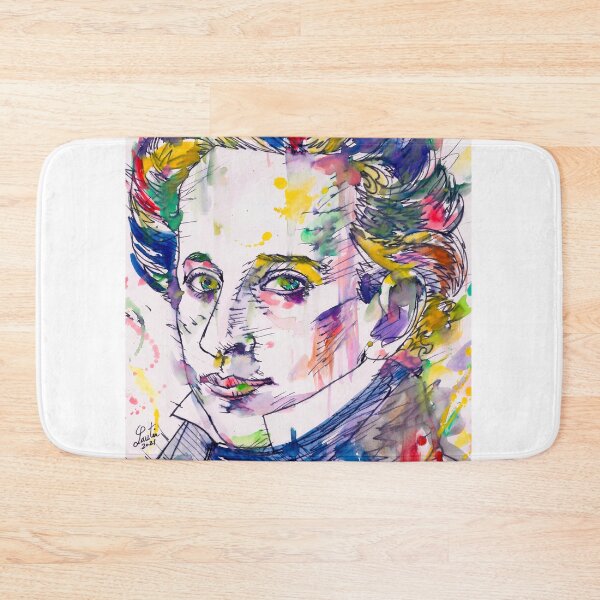 Item preview, GIACOMO LEOPARDI watercolor and ink portrait designed and sold by lautir.