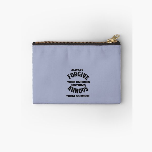 Item preview, Always Forgive Your Enemies Nothing Annoys Them So Much Oscar Wilde Quote designed and sold by NelleD.