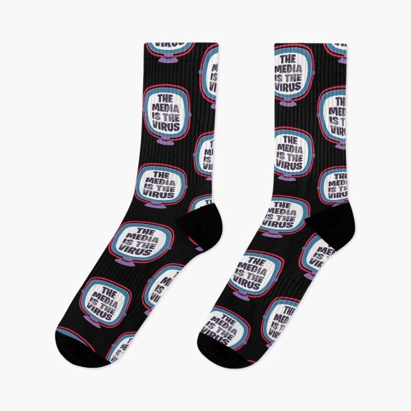 Item preview, THE MEDIA IS THE VIRUS retro fifties vintage designed and sold by w1ckerman.