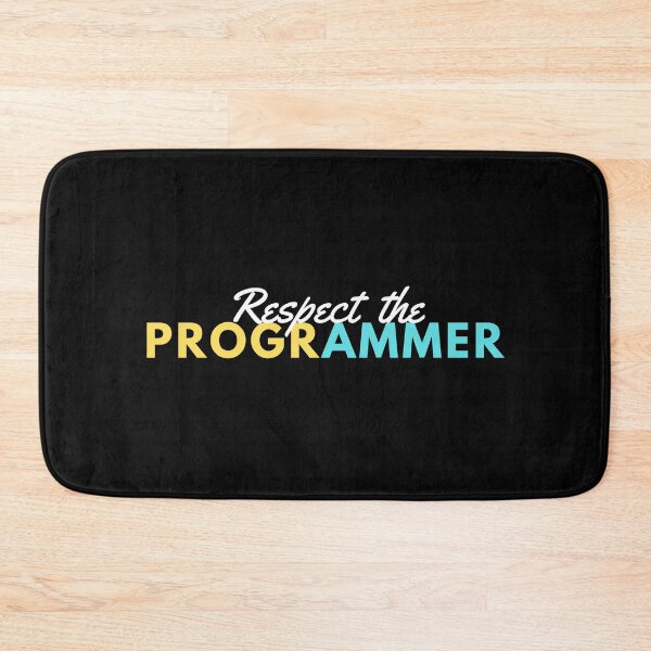 Item preview, RESPECT THE PROGRAMMER designed and sold by T-shirtgallery.