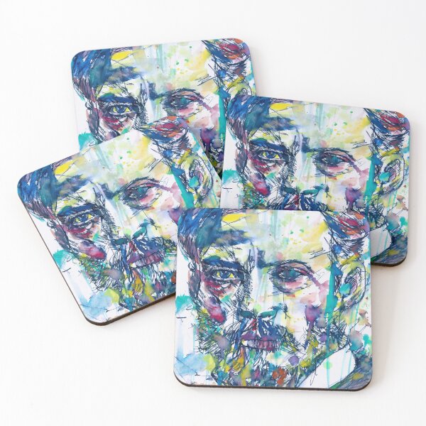 Item preview, PIERRE-AUGUSTE RENOIR watercolor and ink portrait designed and sold by lautir.