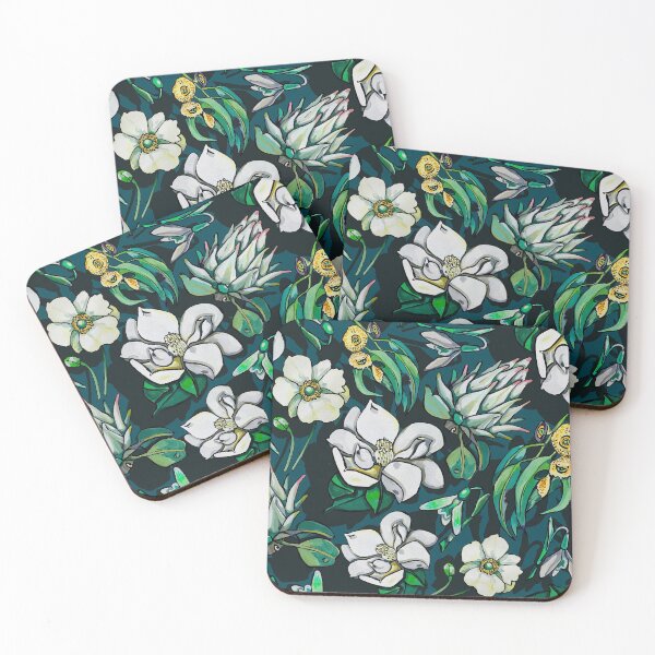Item preview, Moody Verde Oscuro Floral designed and sold by ariellemorris.