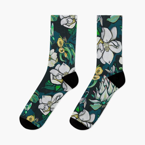Item preview, Moody Verde Oscuro Floral designed and sold by ariellemorris.