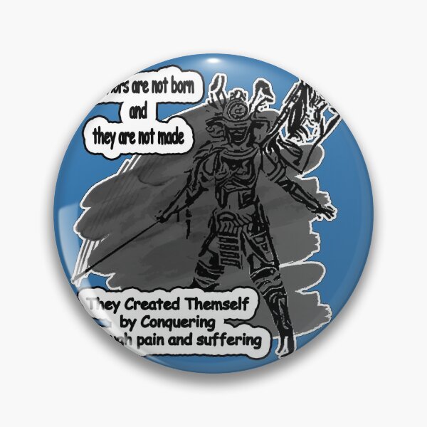 Item preview, warrior samurai quote designed and sold by dexanis.