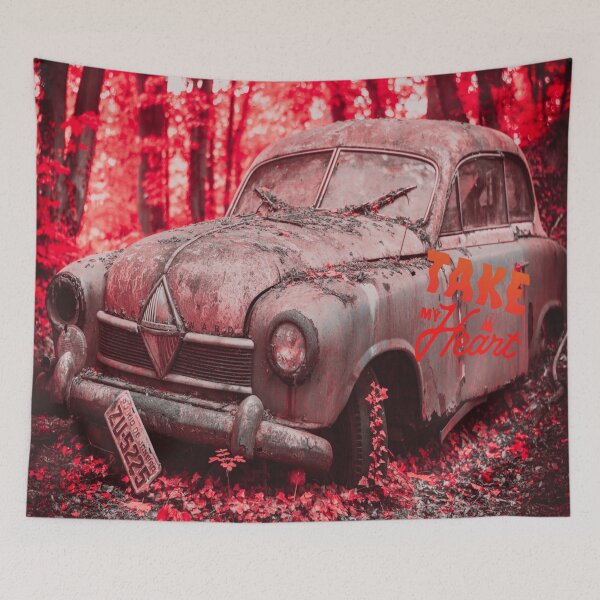 Item preview, Abandoned Car-N2. designed and sold by wallartwork.
