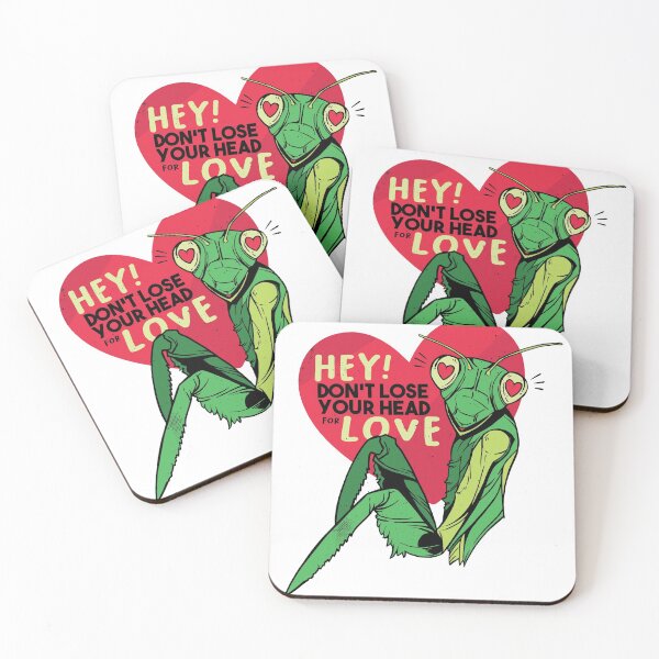 Item preview, HEY! Don't lose your head for love | Praying Mantis designed and sold by teez4dayz.