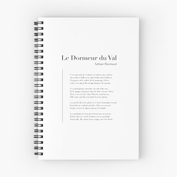 Item preview, Le Dormeur du Val by Arthur Rimbaud designed and sold by wisemagpie.